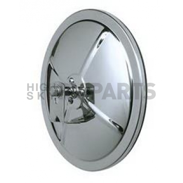 CIPA USA Exterior Mirror Round Manual Silver Single - 48602