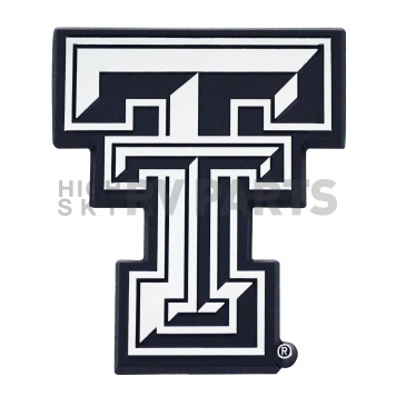 Fan Mat Emblem - Texas Tech University Metal - 14899