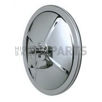 CIPA USA Exterior Mirror Round Manual Silver Single - 48852