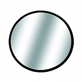 CIPA USA Exterior Mirror Round Manual Black Single - 49302