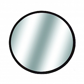 CIPA USA Exterior Mirror Round Manual Black Single - 49302