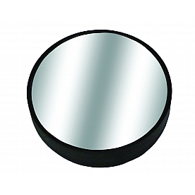 CIPA USA Exterior Mirror Round Manual Black Single - 49304