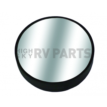 CIPA USA Exterior Mirror Round Manual Black Single - 49304