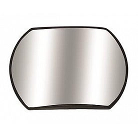 CIPA USA Exterior Mirror Oblong Manual Black Single - 49402