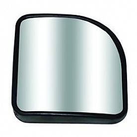 CIPA USA Exterior Mirror Corner Wedge Manual Black Single - 49403