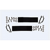 Warrior Products Door Check Strap - Nylon Black Set Of 2 - 63001