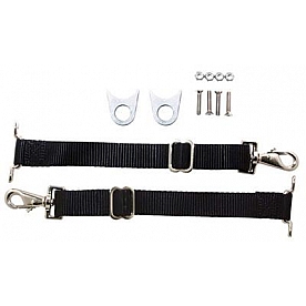 Competition Engineering Door Check Strap - Black Nylon - 4931