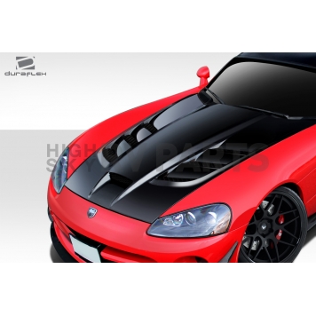 Extreme Dimensions Hood - Fiberglass Black - 112360-1