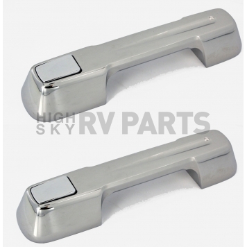 All Sales Exterior Door Handle -  Polished Aluminum Set Of 2 - 306