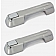 All Sales Exterior Door Handle -  Polished Aluminum Set Of 2 - 306