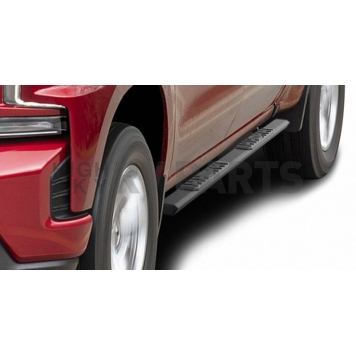 Black Horse Offroad Running Board Aluminum Stationary Black - E2369-11