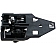 Help! By Dorman Interior Door Handle - Plastic Black Housing With Silver Lever Single - 88148