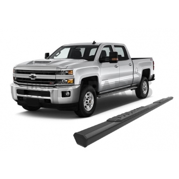 Black Horse Offroad Running Board Aluminum Stationary Black - E0279-10