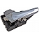 Help! By Dorman Interior Door Handle - Plastic Light Gray Housing With Silver Lever Single - 88152