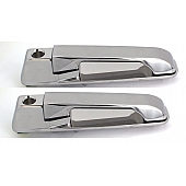 All Sales Exterior Door Handle -  Polished Aluminum Set Of 2 - 420
