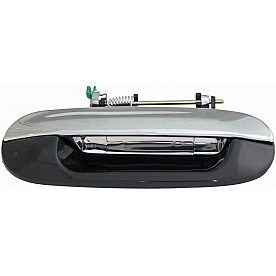 Help! By Dorman Exterior Door Handle - Plastic Silver Lever And Black Housing Single - 88192
