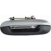 Help! By Dorman Exterior Door Handle - Plastic Silver Lever And Black Housing Single - 88193