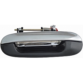 Help! By Dorman Exterior Door Handle - Plastic Silver Lever And Black Housing Single - 88193