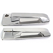 All Sales Exterior Door Handle -  Polished Aluminum Set Of 2 - 421