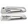 All Sales Exterior Door Handle -  Polished Aluminum Set Of 2 - 421