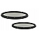 All Sales Emblem - Ford Oval Race Style Black Aluminum - 59703