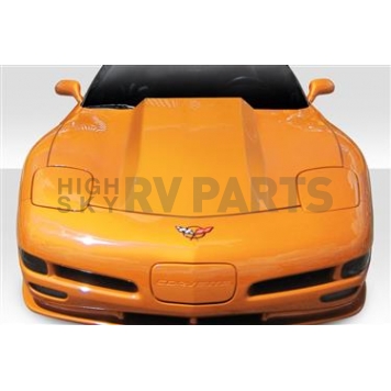 Extreme Dimensions Hood - Fiberglass Reinforced Plastic Black - Cowl Hood - 113329