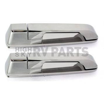All Sales Exterior Door Handle -  Chrome Plated Aluminum Set Of 2 - 422C
