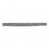 Street Scene Bumper Grille Insert Mesh Brushed Silver Aluminum - 95077119