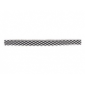 Street Scene Bumper Grille Insert Mesh Brushed Silver Aluminum - 95077119