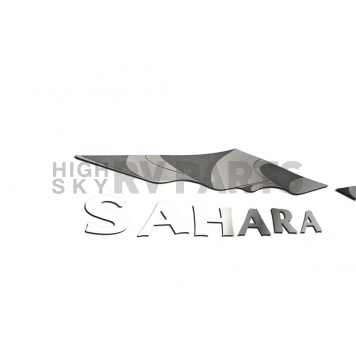 American Car Craft Emblem - Sahara Silver Stainless Steel - 142008