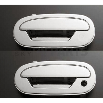 All Sales Exterior Door Handle -  Polished Aluminum Set Of 2 - 501
