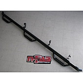 N-Fab Nerf Bar - Truck Wheel to Wheel Black Gloss Powder Coated Steel Round - G1583CC6