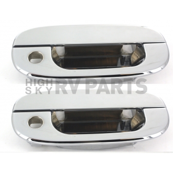 All Sales Exterior Door Handle -  Chrome Plated Aluminum Set Of 2 - 410C