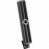 Billet Specialties Accelerator Pedal - Aluminum Black Rectangular - 199255