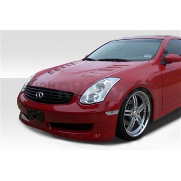Extreme Dimensions Hood - Fiberglass Reinforced Plastic Black - O Design - 113363