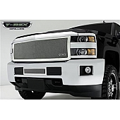 T-Rex Truck Products Grille Insert - Mesh Rectangular Polished Stainless Steel - 54123