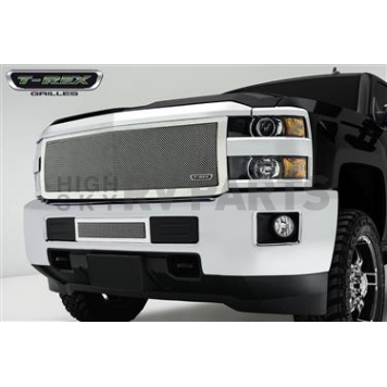 T-Rex Truck Products Grille Insert - Mesh Rectangular Polished Stainless Steel - 54123