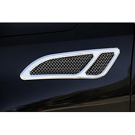 T-Rex Truck Products Fender Vent - Black Aluminum Powder Coated Set Of 2 - 51794