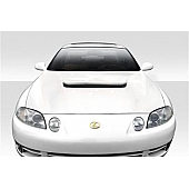 Extreme Dimensions Hood - Fiberglass Reinforced Plastic Black - VIP - 113370