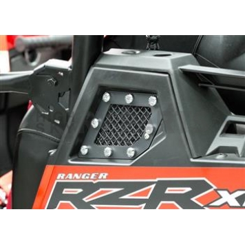 T-Rex Truck Products Fender Vent - Black Steel Polished Set Of 2 - 6749001