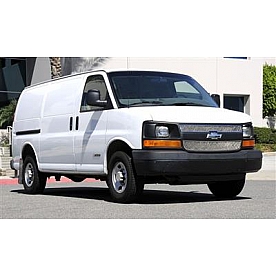 T-Rex Truck Products Grille Insert - Mesh Rectangular Polished Stainless Steel - 54126