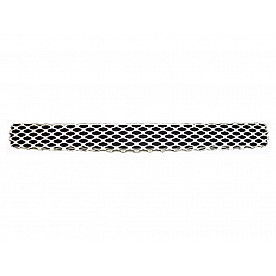 Street Scene Bumper Grille Insert Mesh Brushed Silver Aluminum - 95077127