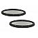 All Sales Emblem - Ford Oval Race Style Black Aluminum - 59903