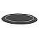 All Sales Emblem - Ford Oval Step Style Black Aluminum - 52505