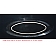 All Sales Emblem - Ford Oval Step Style Black Aluminum - 52505