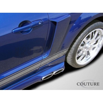 Extreme Dimensions Fender Scoop - Black Polyurethane Bare Set Of 2 - 104798-3