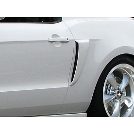 Extreme Dimensions Fender Scoop - Black Fiberglass Reinforced Plastic  Set Of 2 - 109324