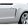 Extreme Dimensions Fender Scoop - Black Fiberglass Reinforced Plastic  Set Of 2 - 109324