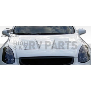 Extreme Dimensions Hood - Primered Fiberglass Black - 105883-1
