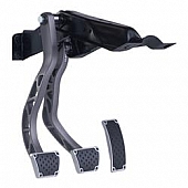 Clayton Machine Works Brake and Clutch Pedal Assembly - Aluminum Gray - MCPA2MDBW